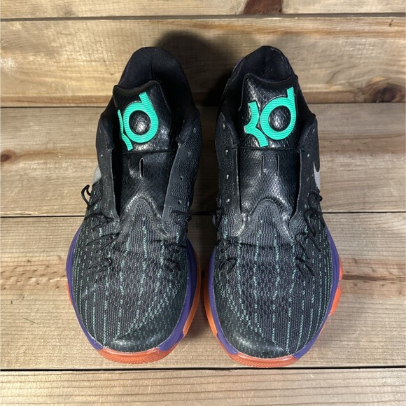 Mens Size 8.5 Nike KD 8 “Vinary” Multi-Color Low Top Basketball Shoes 749375-013 - Picture 3 of 10